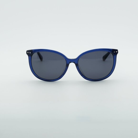 Kate Spade ALINA/F/S 0PJP IR Sunglasses Blue Cat Eye Frame, Grey Lenses main image 9